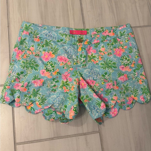 Lilly Pulitzer Floral Shorts and Cap Set - Picture 2 of 5